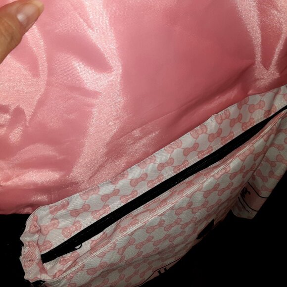 TupperWare Hello Kitty pink and brown big insulated shoulder tote diaper bag - Picture 7 of 9